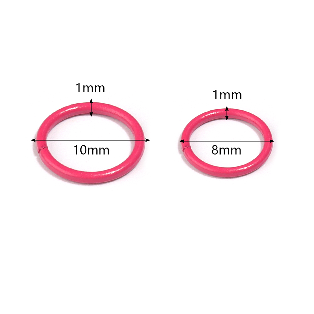 Jewelry Making Looper Tool - 50 pz 8/10mm Ferro Anello Diviso