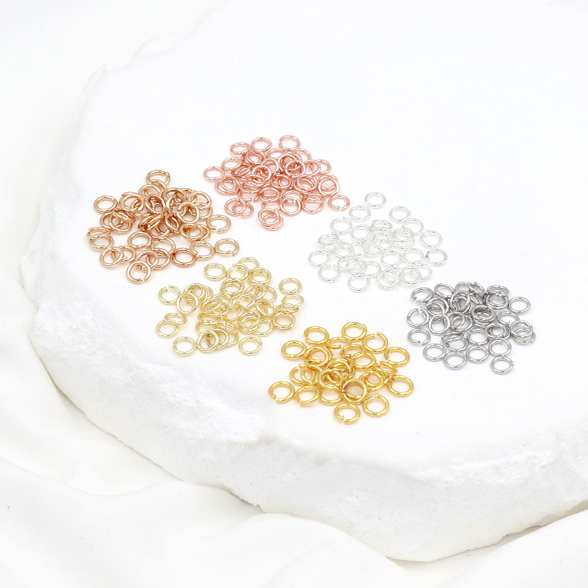 Jewelry Making Looper Tool - Confezione di Anelli Aperti in Argento