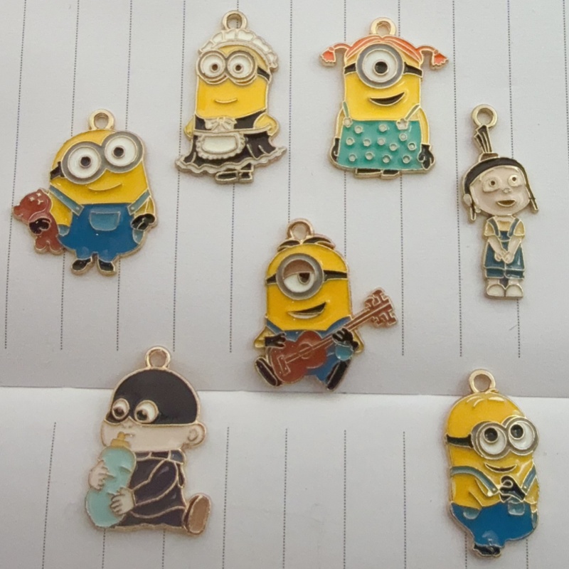 Jewelry Making Party - 10 pendenti in lega con disegni