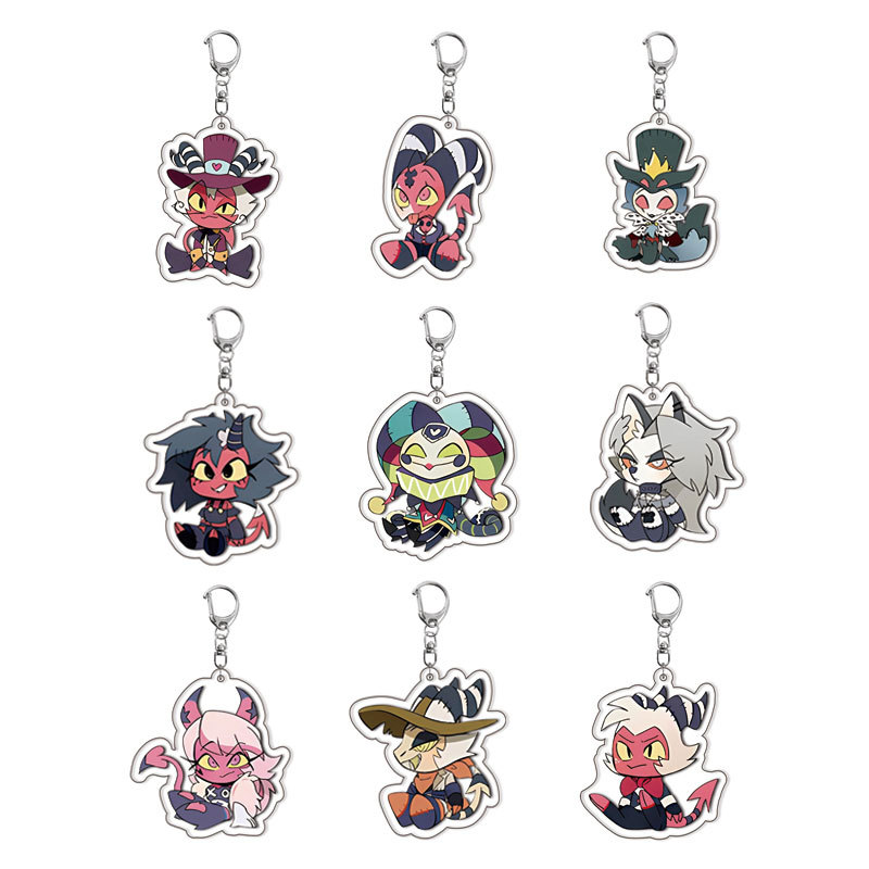 Jewelry Making Resin - Nuovi Portachiavi in Acrilico Hazbin Hotel,