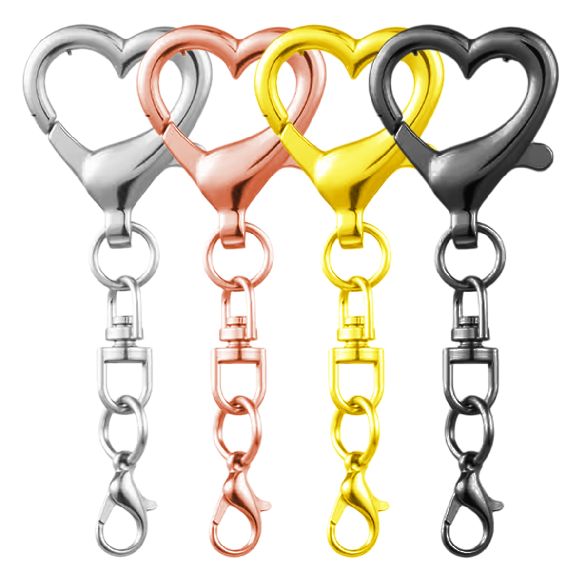 Jewelry Making Kit For Adults - 5/15/30 Pezzi Moschettone a Molla Girevole