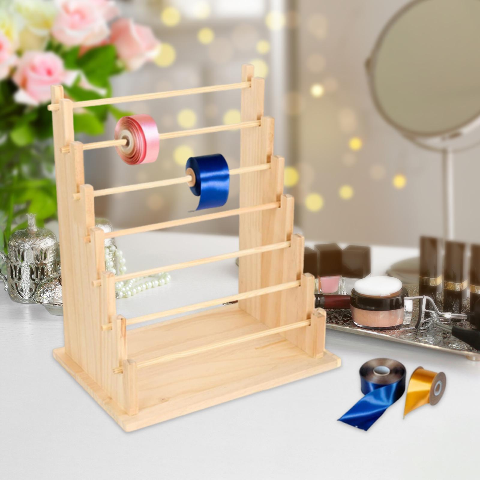 Jewelry Making Organizer - Organizzatore di nastri in legno Portaoggetti