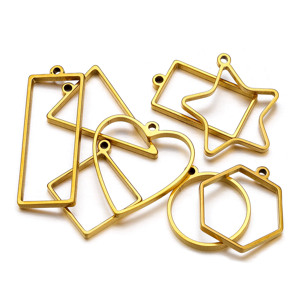 Jewelry Making Mold - 10 pezzi in acciaio inossidabile geometrico