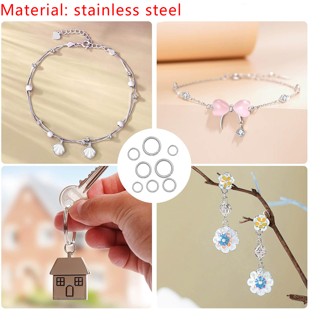 1200 pz Anelli di Salto In Acc - Jewelry Making Looper Tool recensione e prezzo