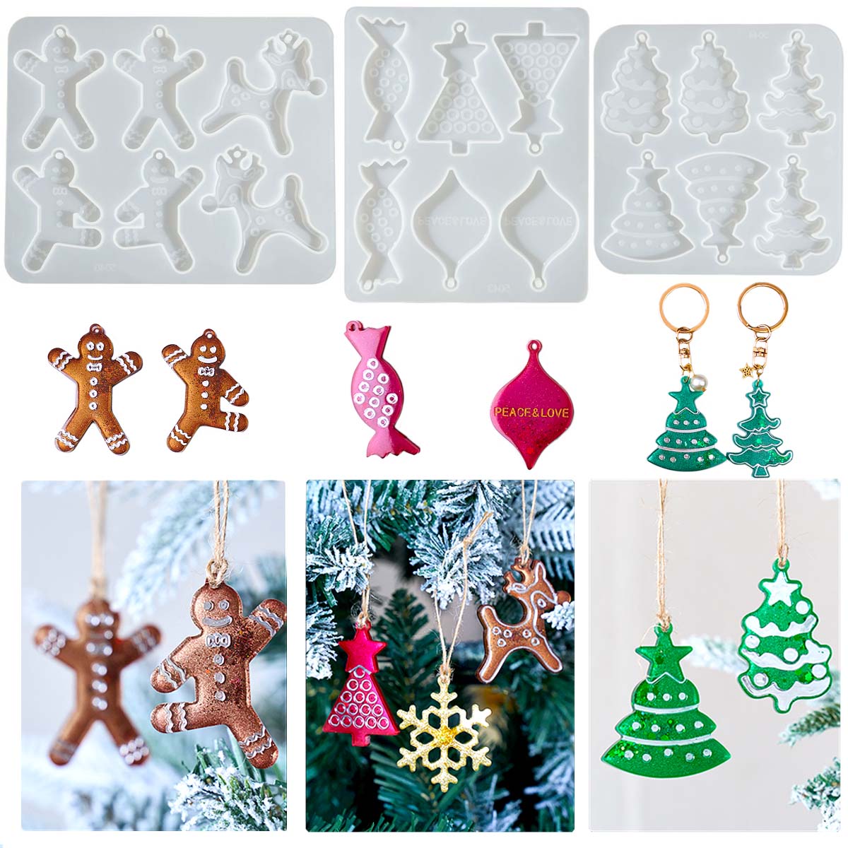 Serie natalizia Orecchini Cion - Jewelry Making Mold recensione e prezzo