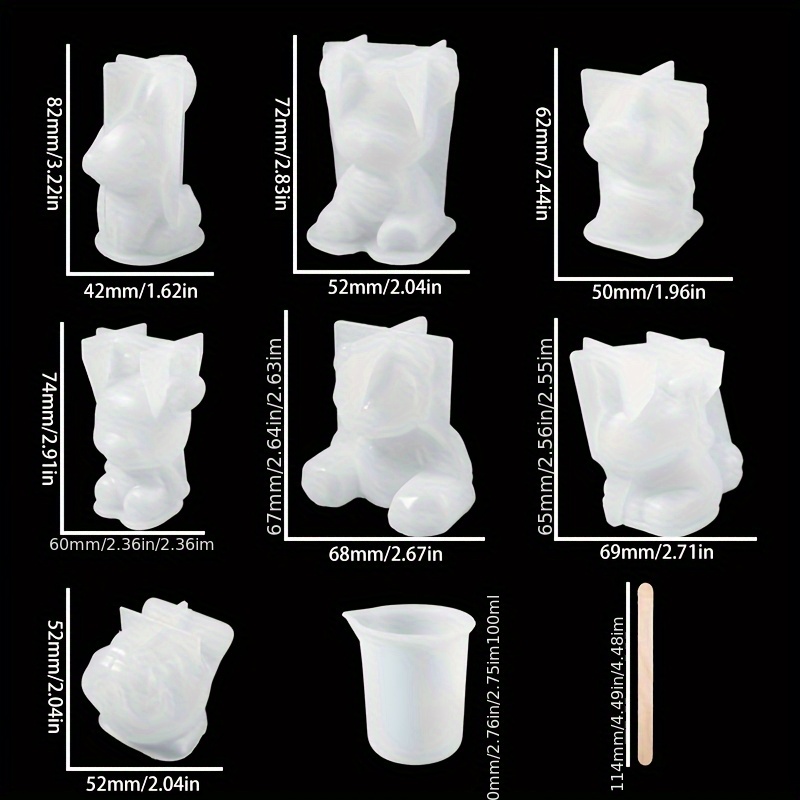 Set di 19 stampi in resina, ad - Jewelry Making Mold recensione e prezzo