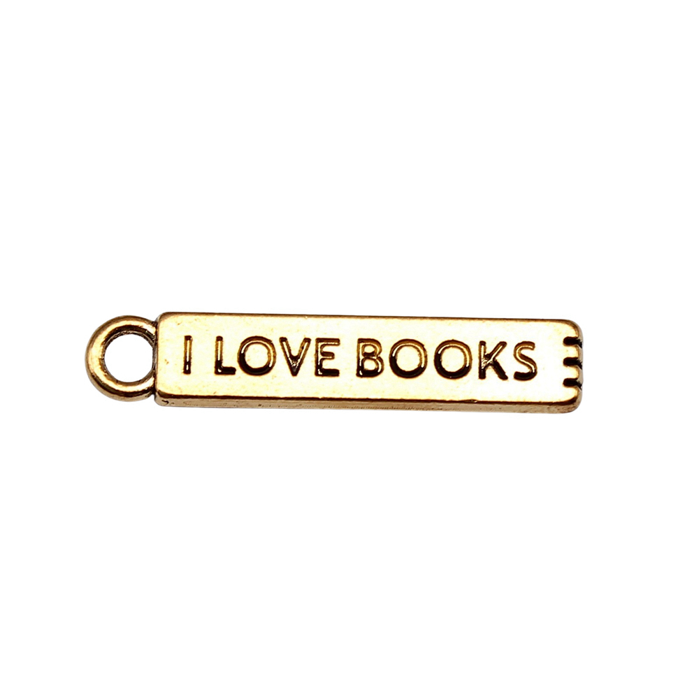 20 pz/lotto I Love Books Charm - Jewelry Making Guide Book recensione e prezzo