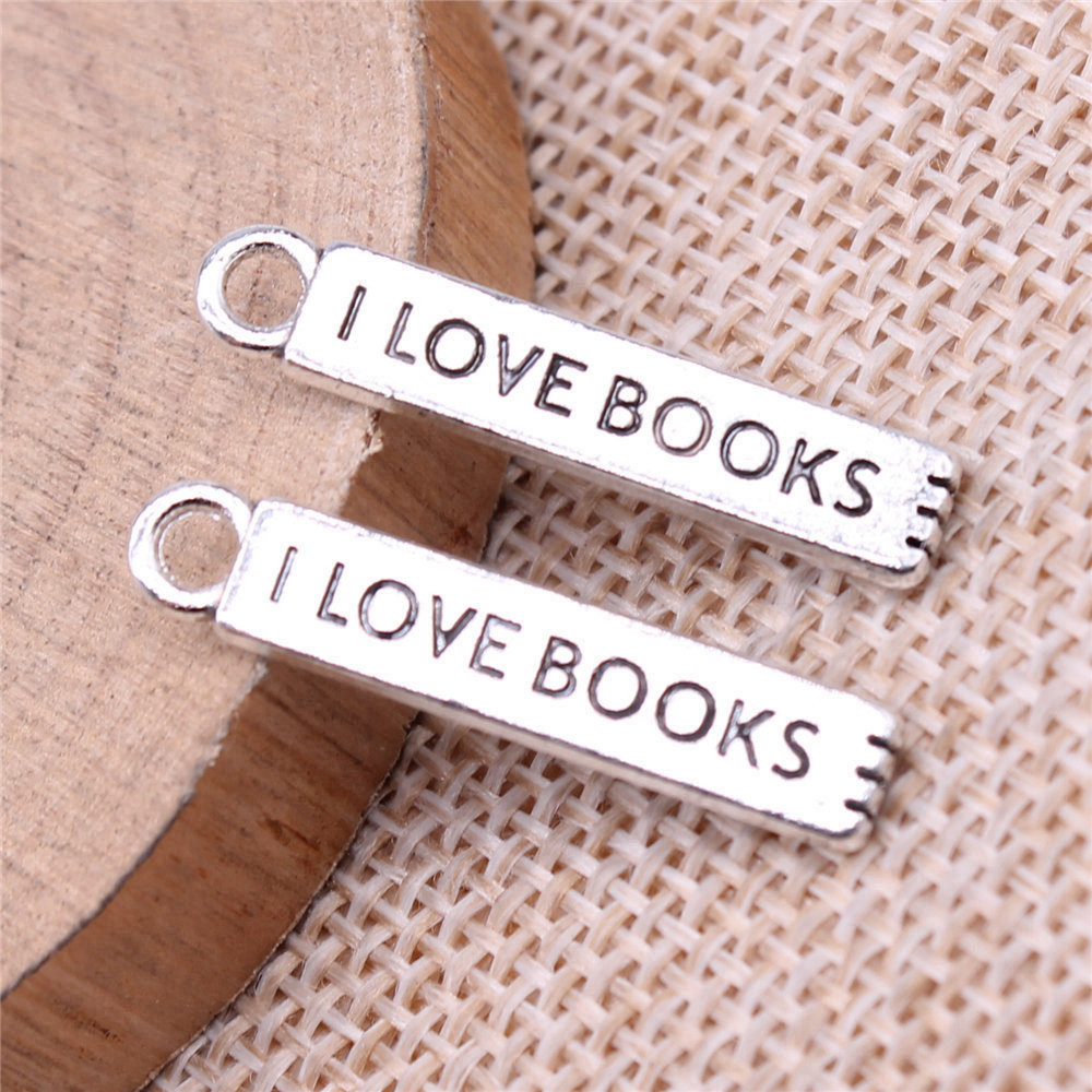 20 pz/lotto I Love Books Charm - Jewelry Making Guide Book recensione e prezzo