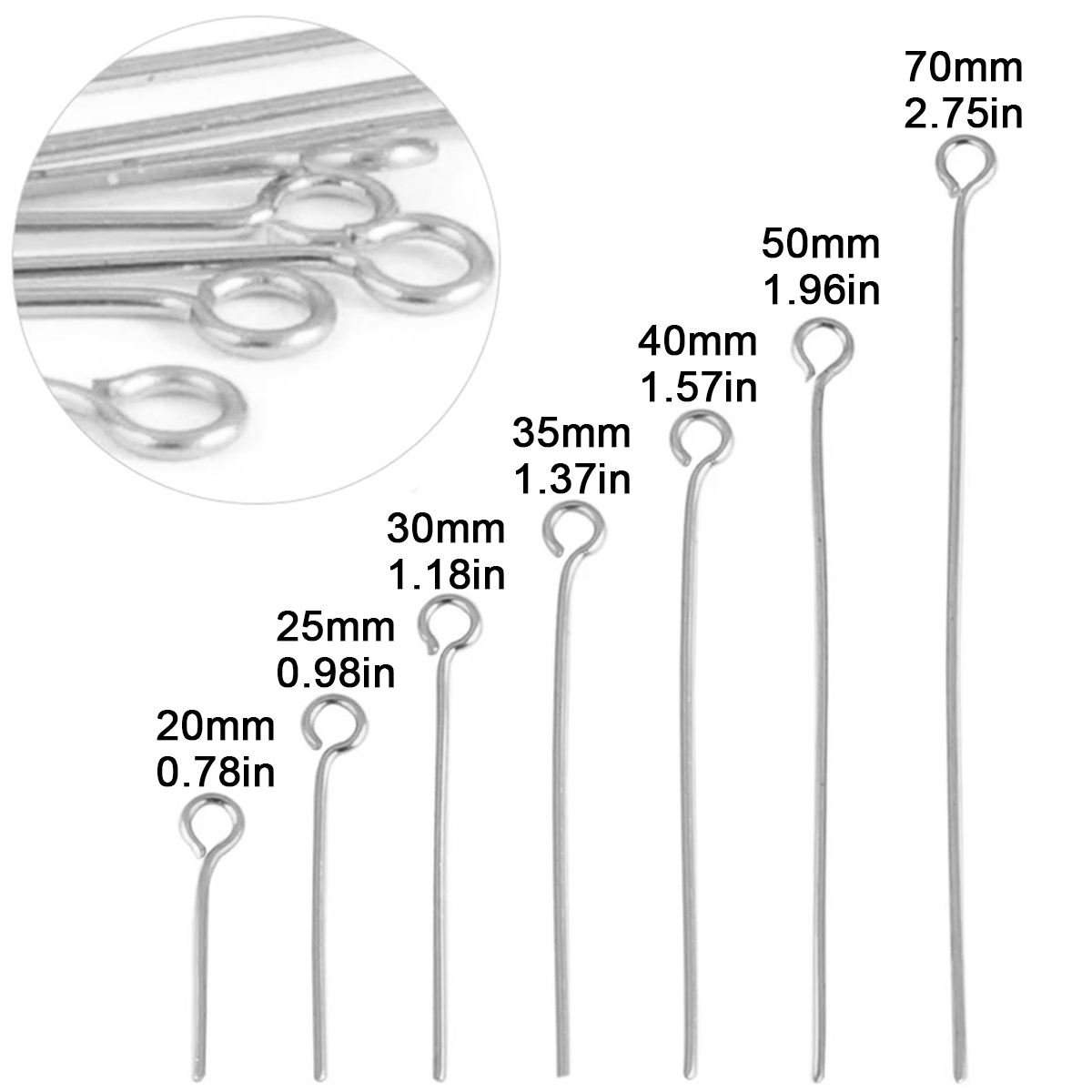100 Pezzi/Lotto Perni a Occhio - Jewelry Making Looper Tool recensione e prezzo