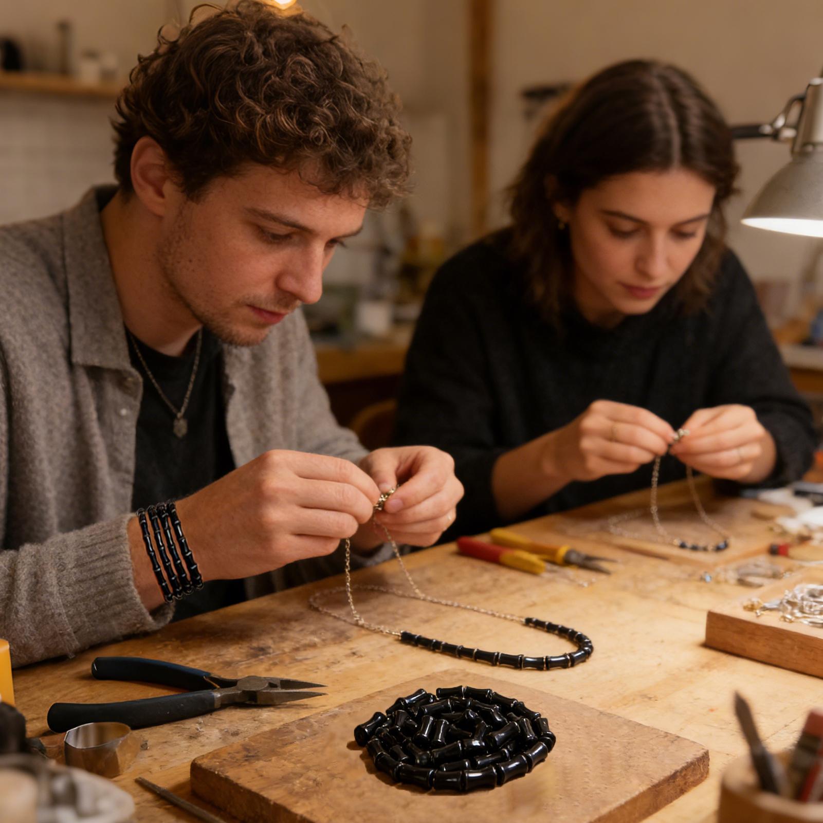 50 perline di vetro da 8 mm, a - Jewelry Making For Teens recensione e prezzo