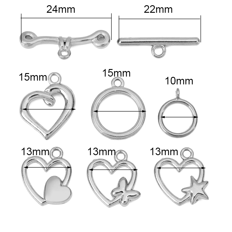 5 set di chiusure a T in accia - Jewelry Making Kit For Adults recensione e prezzo
