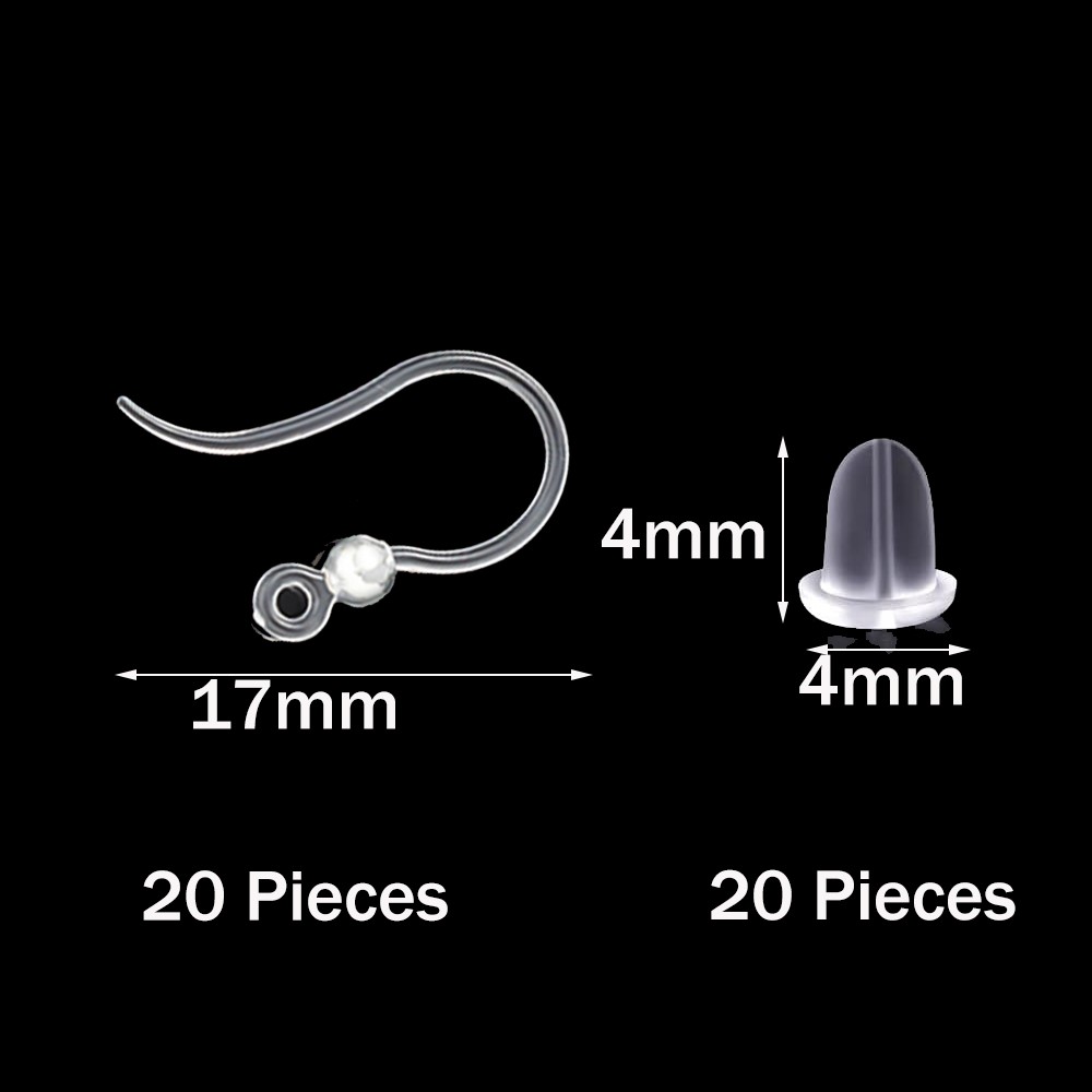 40 ganci per orecchini in plas - Jewelry Making Resin recensione e prezzo