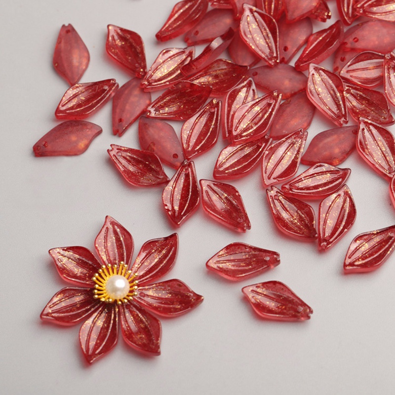 10 pz Forma di Petalo di Fiore - Jewelry Making Qc recensione e prezzo