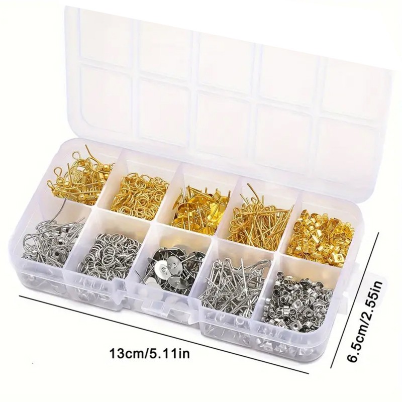 Set di 1 Scatola con Ganci per - Jewelry Making Organizer recensione e prezzo